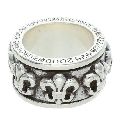 Chrome Hearts RING SPINNER BS FLEUR Silver Size ONE SIZE