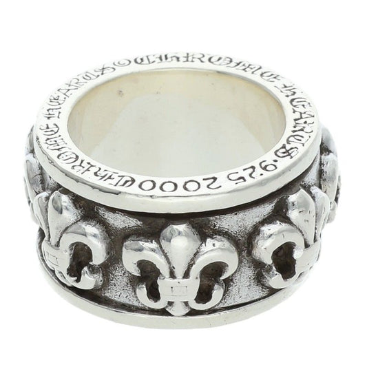 Chrome Hearts RING SPINNER BS FLEUR Silver Size ONE SIZE