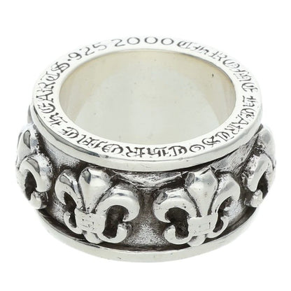 Chrome Hearts RING SPINNER BS FLEUR Silver Size ONE SIZE