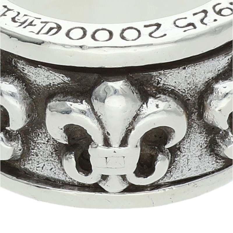 Chrome Hearts RING SPINNER BS FLEUR Silver Size ONE SIZE