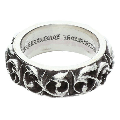 Chrome Hearts Eternity Vine Band Silver Ring Size US 8.5