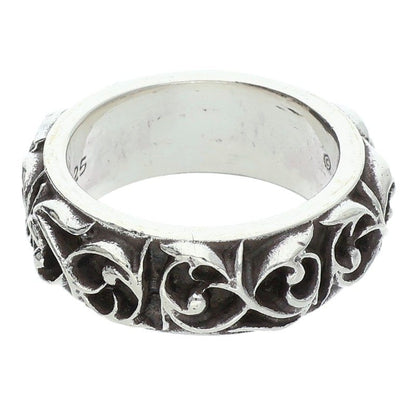 Chrome Hearts Eternity Vine Band Silver Ring Size US 8.5