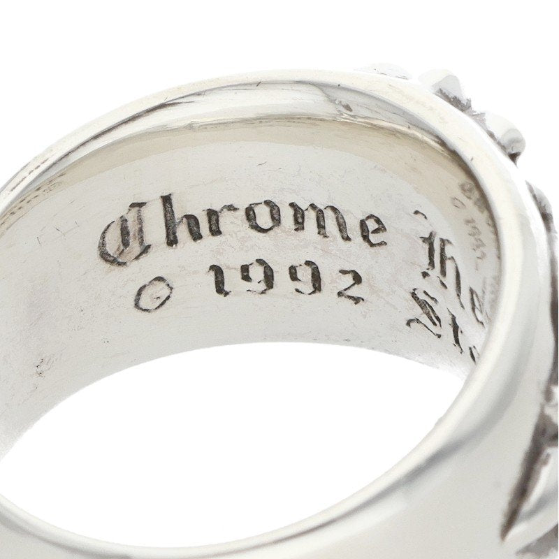 Chrome Hearts FLRL CRS P SAP Silver Ring Size ONE SIZE