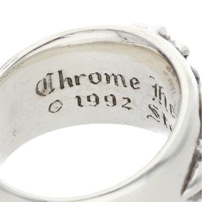 Chrome Hearts FLRL CRS P SAP Silver Ring Size ONE SIZE