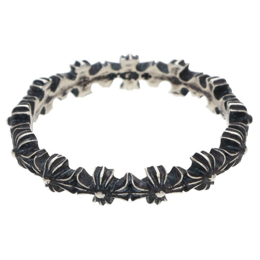 Chrome Hearts Tiny E CH Plus Band Silver Ring Size ONE SIZE