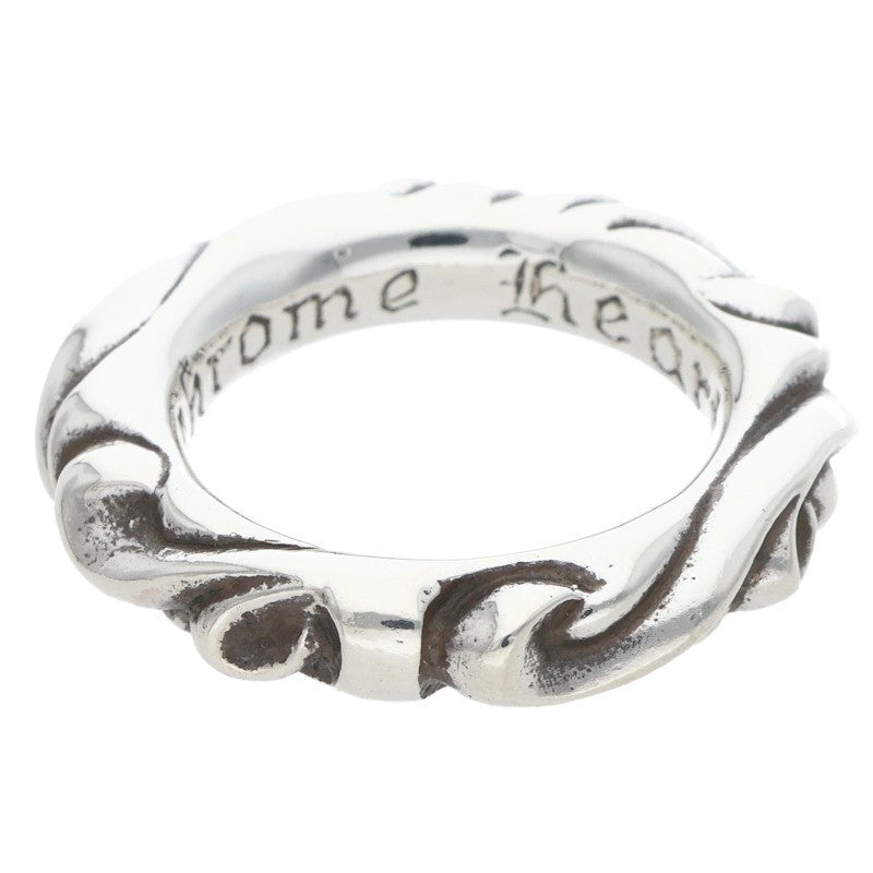 Chrome Hearts Scroll Band Silver Ring Size US 3.5
