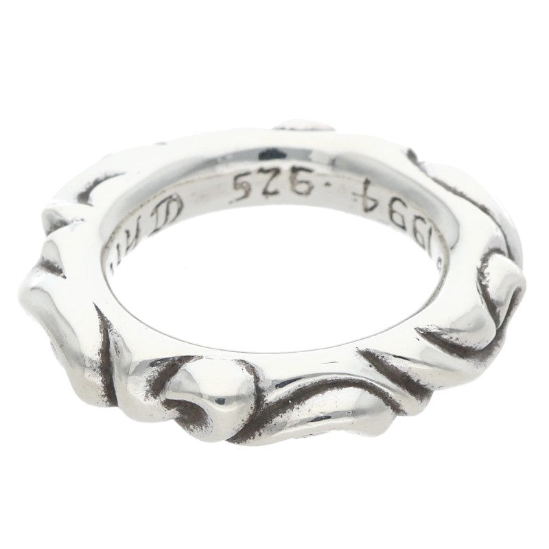 Chrome Hearts Scroll Band Silver Ring Size US 3.5