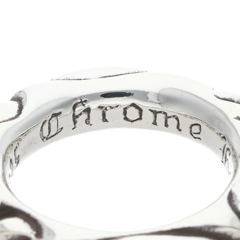 Chrome Hearts Scroll Band Silver Ring Size US 3.5