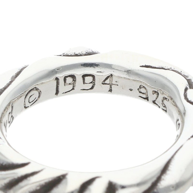 Chrome Hearts Scroll Band Silver Ring Size US 3.5