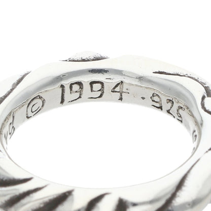 Chrome Hearts Scroll Band Silver Ring Size US 3.5