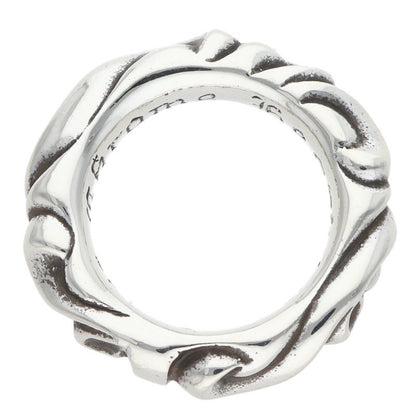 Chrome Hearts Scroll Band Silver Ring Size US 3.5