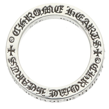 Chrome Hearts 3mm Spacer FUCKYOU Silver Ring Size US 4.5