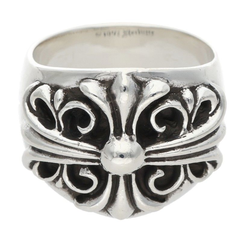 Chrome Hearts Keeper Sterling Silver Ring Size ONE SIZE
