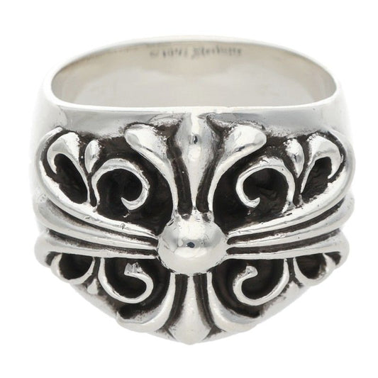 Chrome Hearts Keeper Sterling Silver Ring Size ONE SIZE