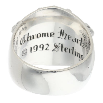 Chrome Hearts Keeper Sterling Silver Ring Size ONE SIZE