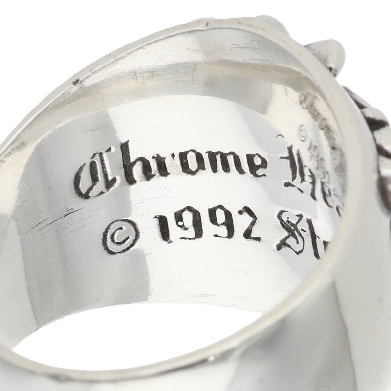 Chrome Hearts Keeper Sterling Silver Ring Size ONE SIZE