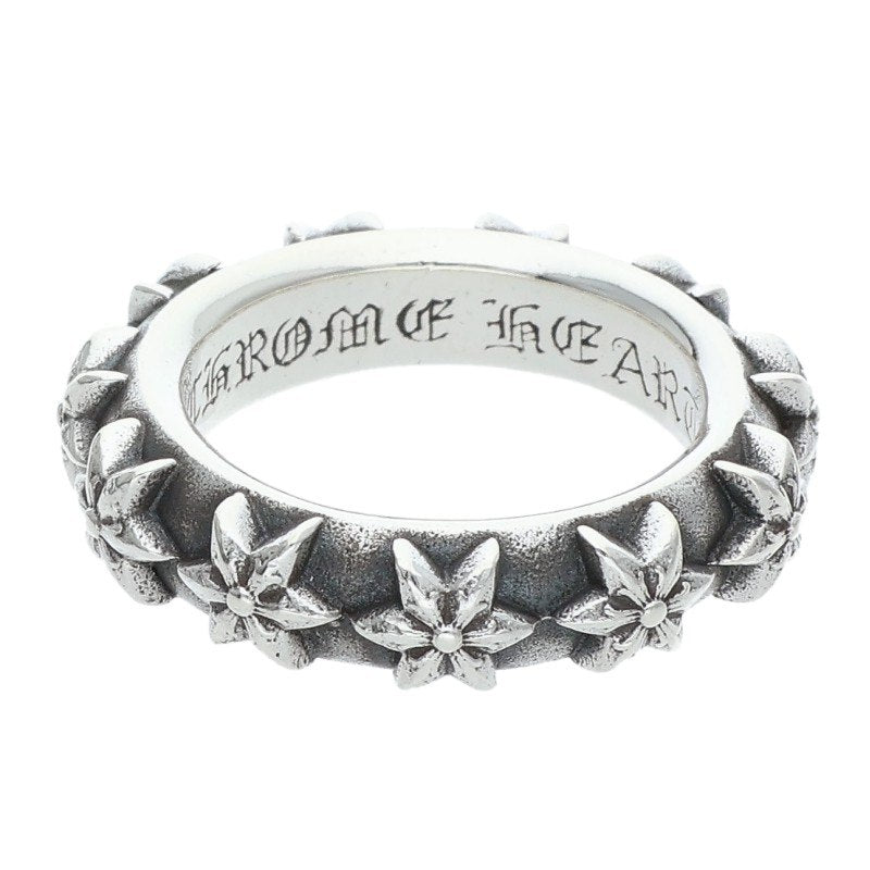 Chrome Hearts STAR BAND 925 Silver Ring Size ONE SIZE