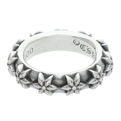 Chrome Hearts STAR BAND 925 Silver Ring Size ONE SIZE