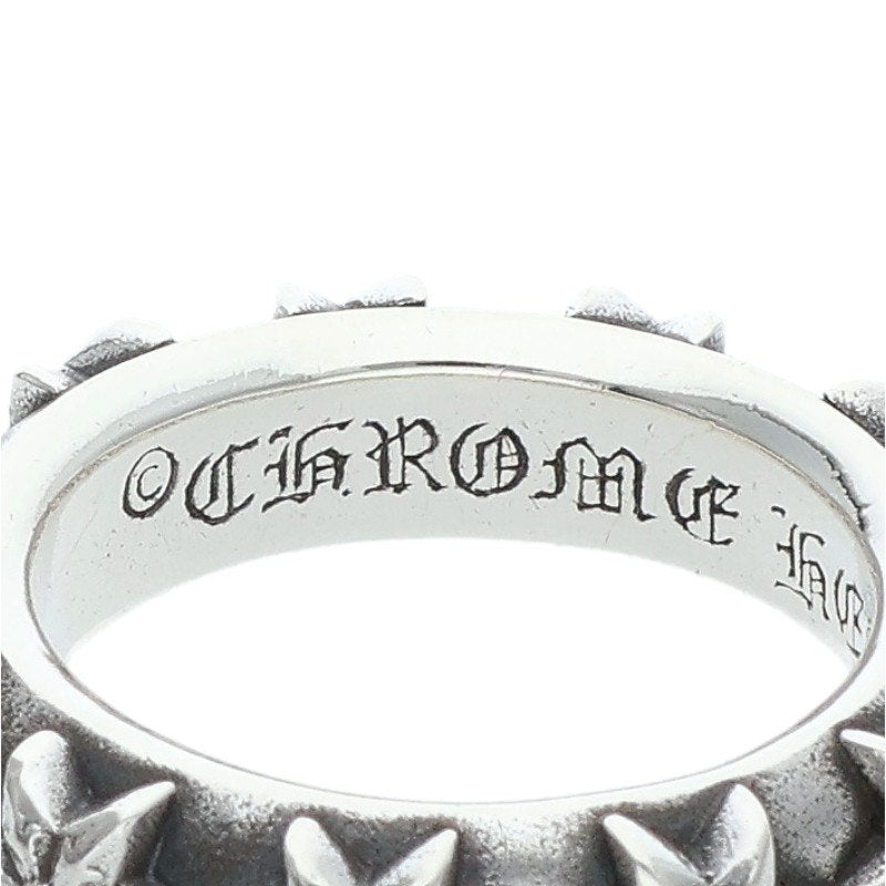 Chrome Hearts STAR BAND 925 Silver Ring Size ONE SIZE