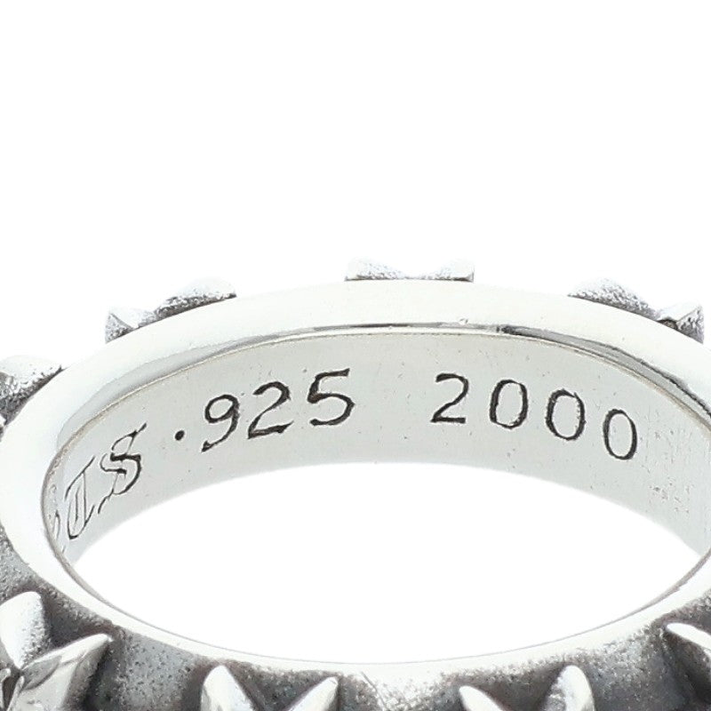 Chrome Hearts STAR BAND 925 Silver Ring Size ONE SIZE