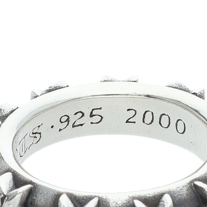 Chrome Hearts STAR BAND 925 Silver Ring Size ONE SIZE