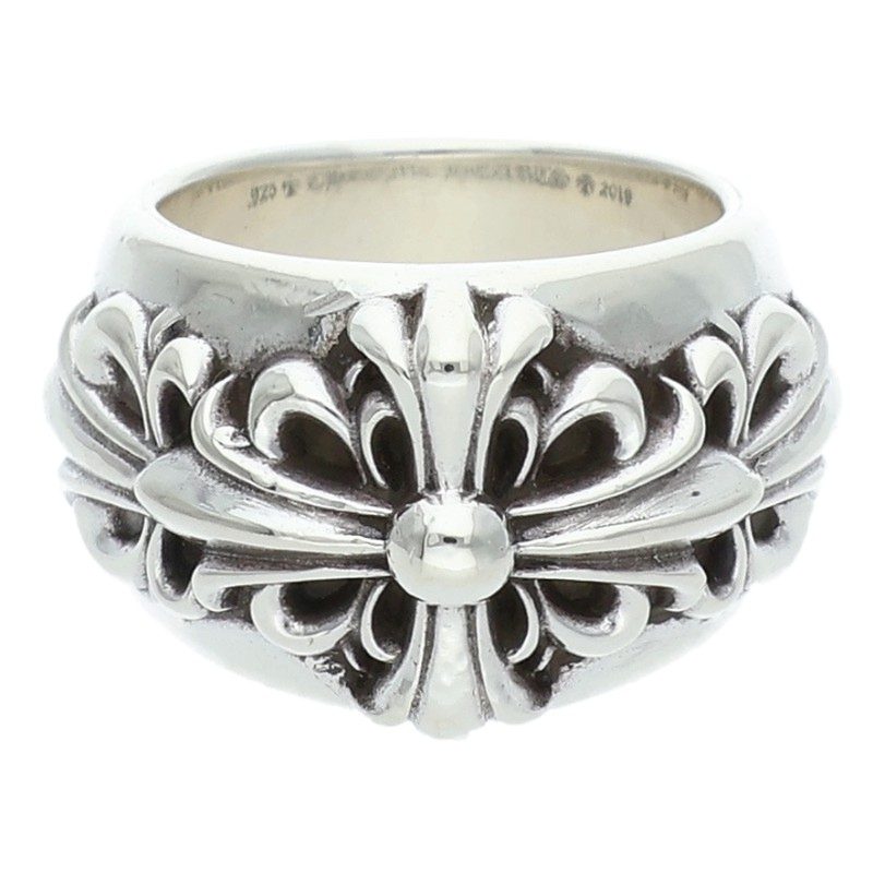 Chrome Hearts CLSC DBL FLRL CRS 925 Silver Size ONE SIZE