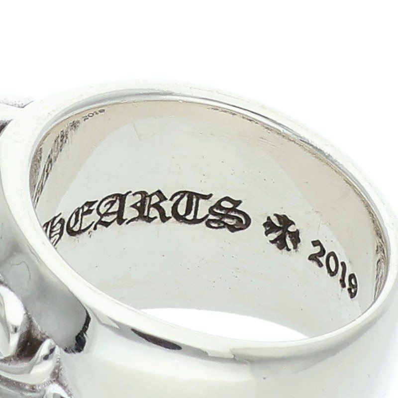 Chrome Hearts CLSC DBL FLRL CRS 925 Silver Size ONE SIZE