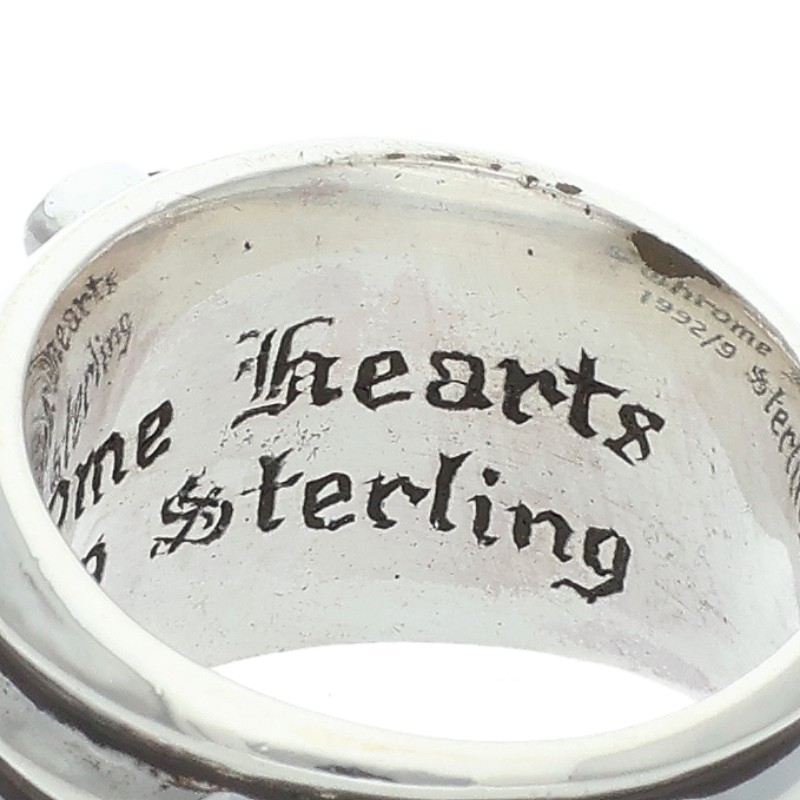 Chrome Hearts DAGGER Sterling Silver Ring Size US 6.5