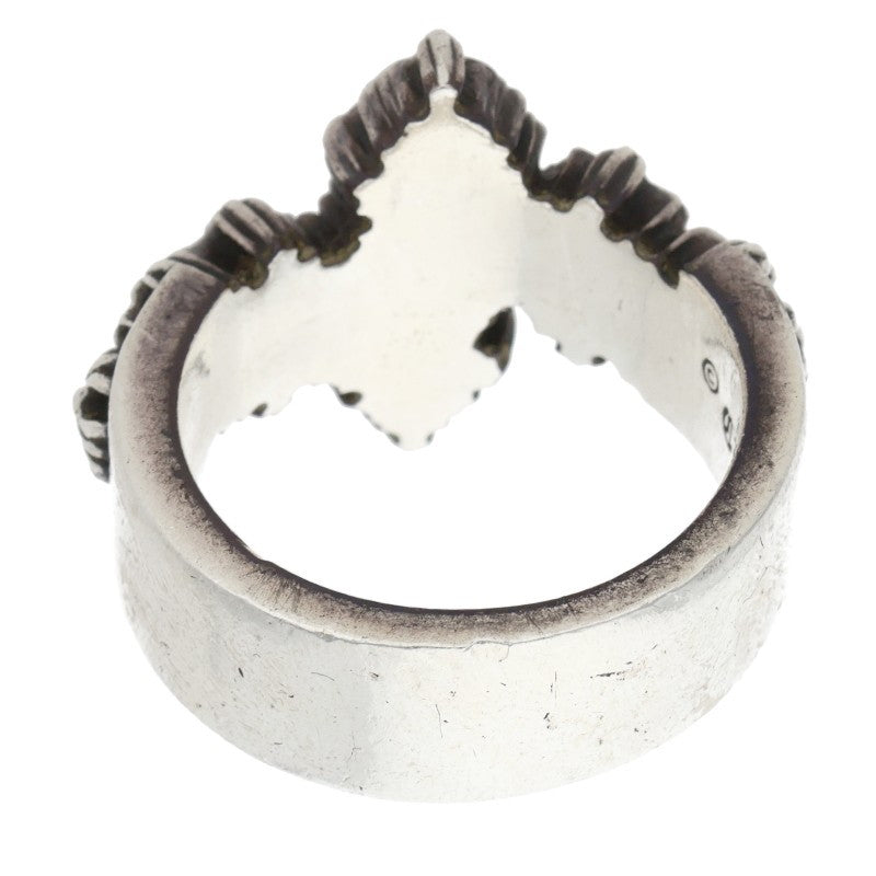 Chrome Hearts CEMETERY POINTS P D Silver Ring Size ONE SIZE