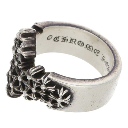 Chrome Hearts CEMETERY POINTS P D Silver Ring Size ONE SIZE