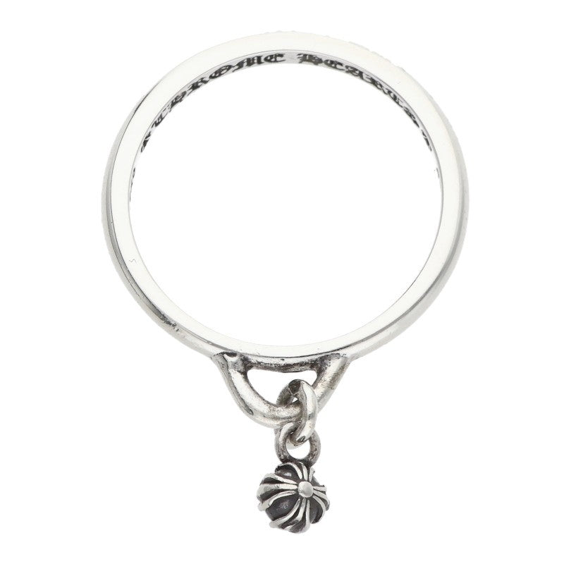 Chrome Hearts STACK DROP BEAD Silver Ring Size US 5