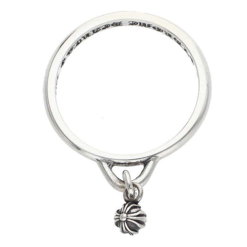 Chrome Hearts STACK DROP BEAD Silver Ring Size US 5