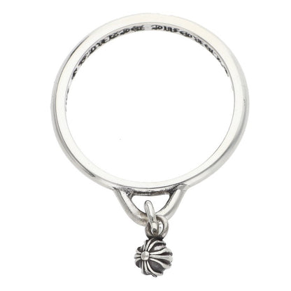 Chrome Hearts STACK DROP BEAD Silver Ring Size US 5