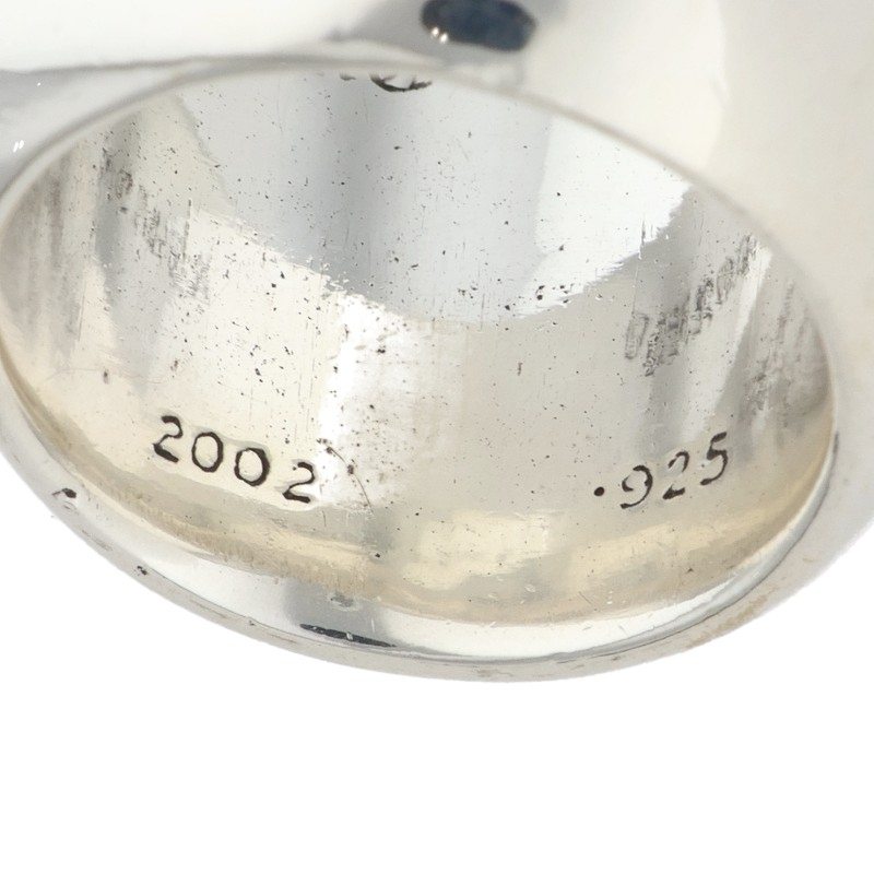 Chrome Hearts CLASSIC OVAL Cross Silver Ring Size ONE SIZE