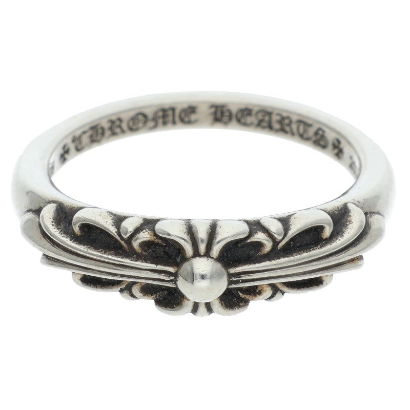 Chrome Hearts BABY CLASSIC Floral Cross Ring Size ONE Silver
