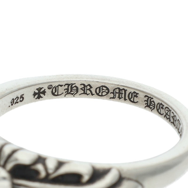 Chrome Hearts BABY CLASSIC Floral Cross Ring Size ONE Silver