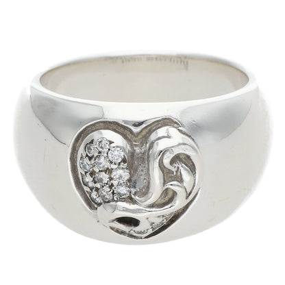 Chrome Hearts HEART IN BAND P DMND PAVE Size ONE SIZE