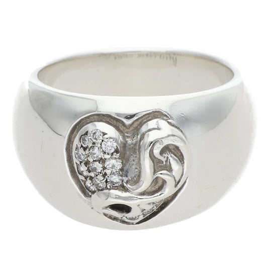 Chrome Hearts HEART IN BAND P DMND PAVE Size ONE SIZE