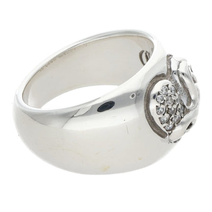 Chrome Hearts HEART IN BAND P DMND PAVE Size ONE SIZE