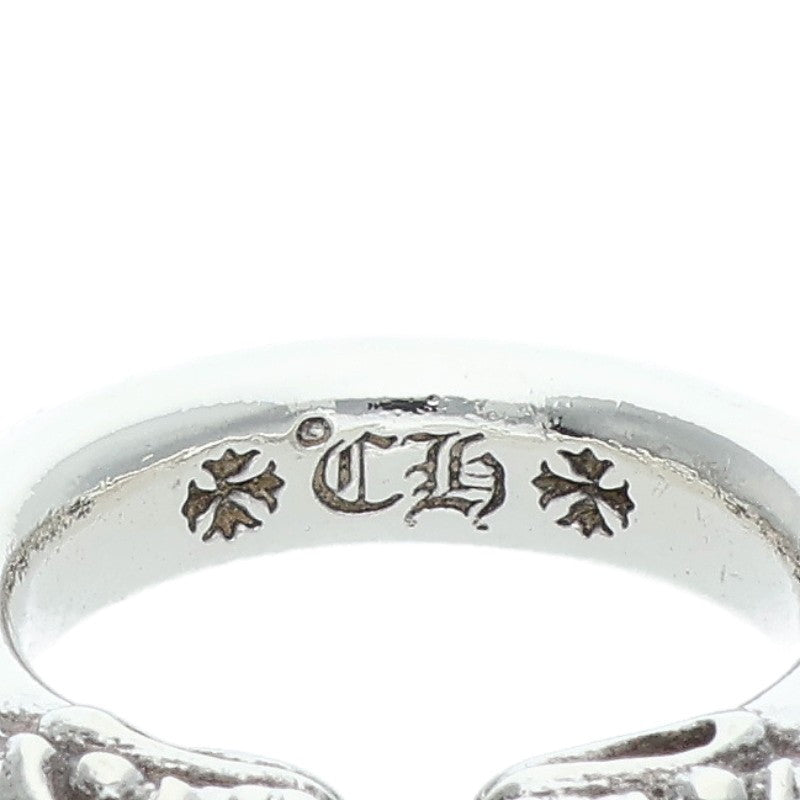 Chrome Hearts DOUBLE DOG RING Silver Size ONE SIZE