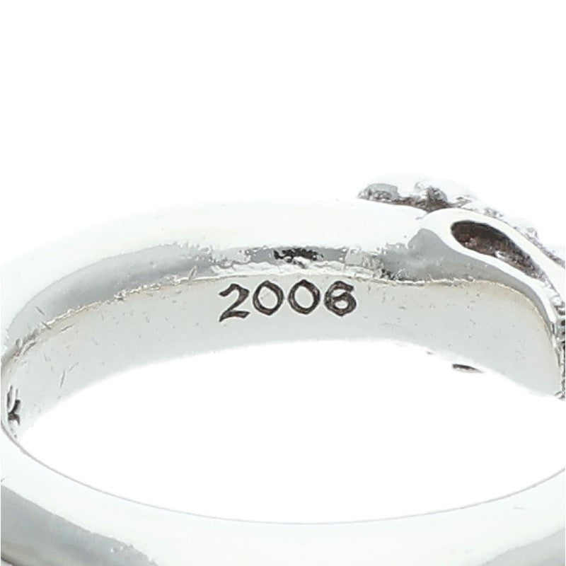 Chrome Hearts DOUBLE DOG RING Silver Size ONE SIZE