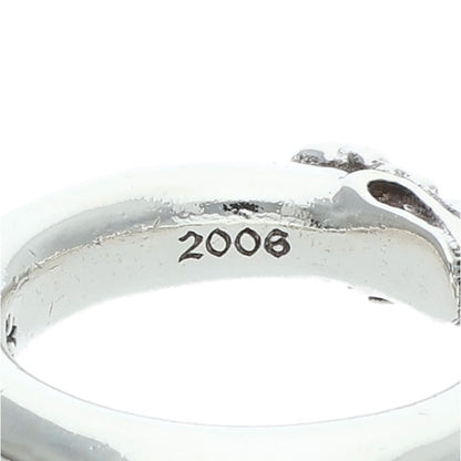 Chrome Hearts DOUBLE DOG RING Silver Size ONE SIZE
