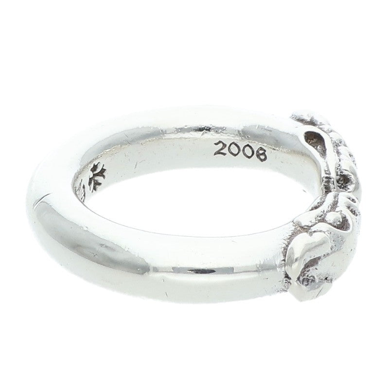 Chrome Hearts DOUBLE DOG RING Silver Size ONE SIZE