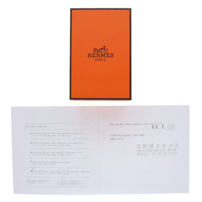 HERMES Osmose GM Silver Ring Size ONE SIZE