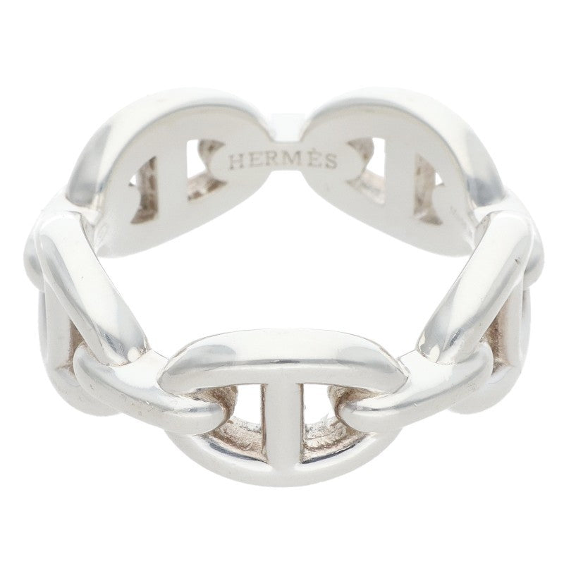 HERMES Chaine d'Ancre Enchainee PM Silver Ring Size ONE SIZE
