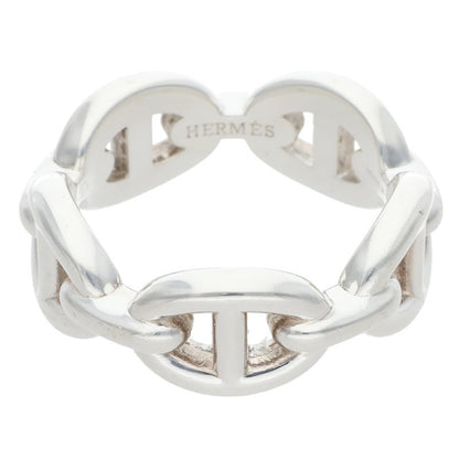 HERMES Chaine d'Ancre Enchainee PM Silver Ring Size ONE SIZE
