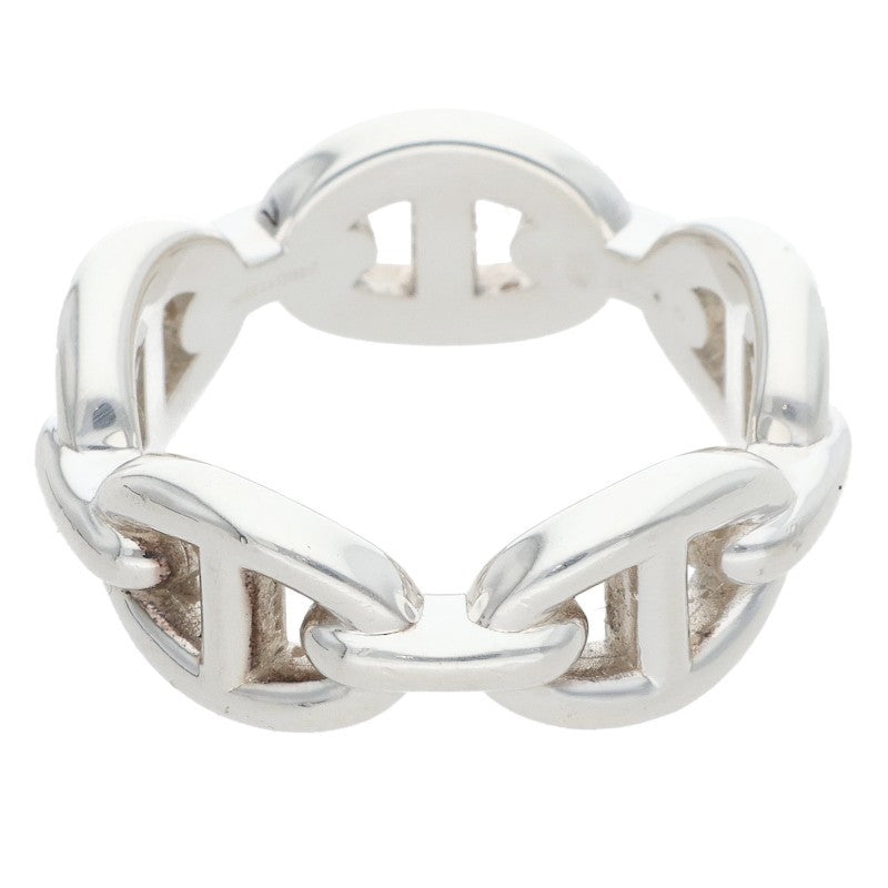 HERMES Chaine d'Ancre Enchainee PM Silver Ring Size ONE SIZE