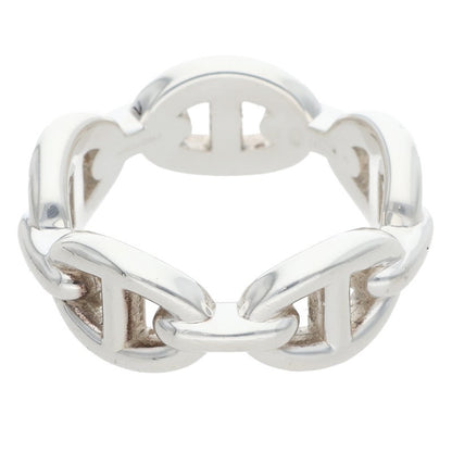 HERMES Chaine d'Ancre Enchainee PM Silver Ring Size ONE SIZE