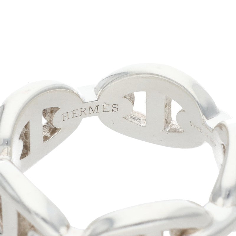 HERMES Chaine d'Ancre Enchainee PM Silver Ring Size ONE SIZE