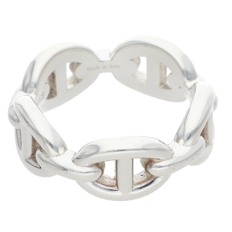 HERMES Chaine d'Ancre Enchainee PM Silver Ring Size ONE SIZE